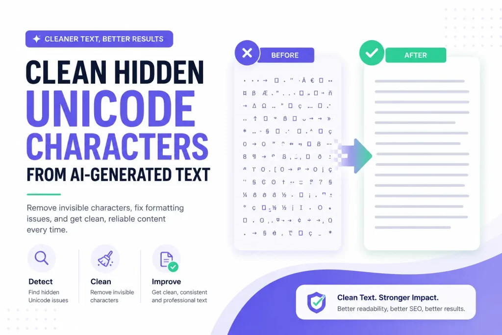 AI writing leaves hidden characters behind